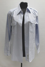 Load image into Gallery viewer, US Air Force AF Men&#39;s Dress Blue Long Sleeve Shirt - Size: 16 x 38 - Used