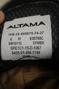 Altama Low Top Leather Oxford - 8435-01-456-1749 - Size: 6 - Black - Used