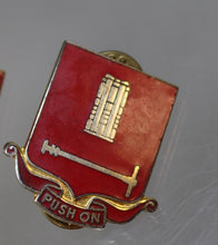 Load image into Gallery viewer, Army 136th Field Artillery Pin - Push On - Used