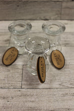 Load image into Gallery viewer, Hosley Set of 12 Glass Taper Candle Holders - New
