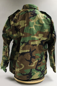 US Army M-65 Woodland Cold Weather Field Coat - Medium Regular - New