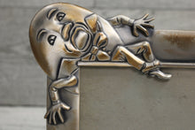 Load image into Gallery viewer, Humpty Dumpty Metal Picture Frame - Holds a 4x6&quot; Picture - Brushed Silver