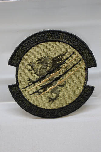 387th Air Expeditionary Squadron Patch - Hook & Loop - Coniunc Tis Viribus -Used