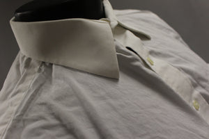 Club Room Short Sleeve White Button Up Dress Shirt - Large (16.5) - Used
