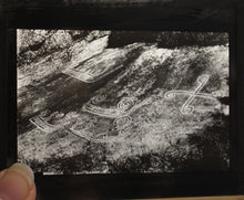 Load image into Gallery viewer, 1938 Bremische Lichtbildzentrale Glass Lantern Slide Bronze Age Rock Carvings