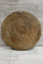 Load image into Gallery viewer, Vintage Hand Carved Wooden Christmas Santa Scene Hanging Plate - Used