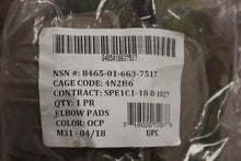 Load image into Gallery viewer, Set of US Army OCP Elbow Pads - Large - 8465-01-663-7517 - New