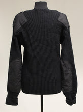Load image into Gallery viewer, US Military Brigade QuarterMasters Black V Neck Sweater - Size: 38 - Used