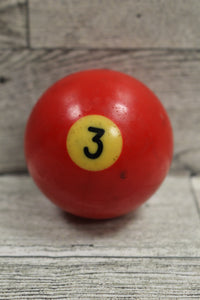 Vintage Replacement #3 Pool Table Ball - Billiards - 2" - Used