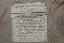 Load image into Gallery viewer, US Military Modular Sleep System Compression Stuff Sack - Small - Foliage - Used