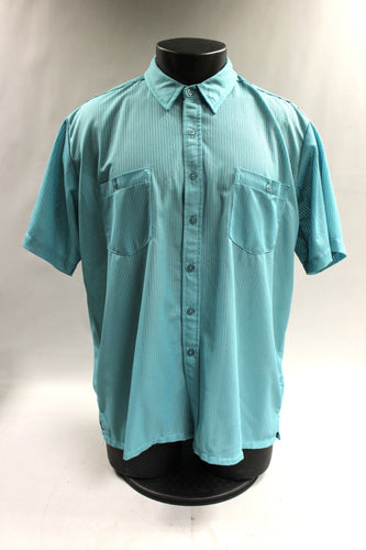 Haband Men's Button Up Shirt - Large - Bllue - Used