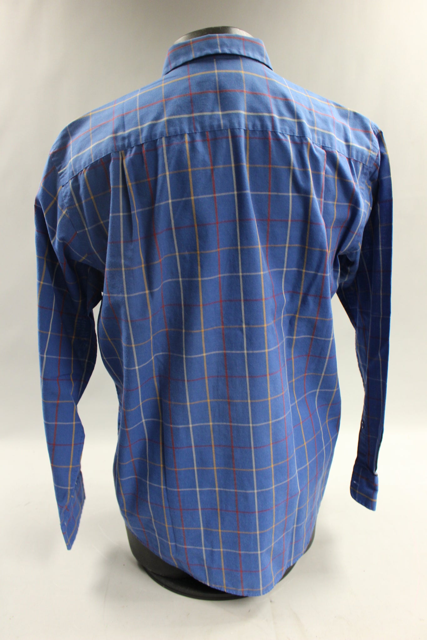 Geoffrey Beene Blue Long Sleeve Button Up Shirt -X Large Geoffrey Beene Blue Long Sleeve Button Up Shirt -X Large