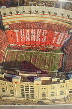 Load image into Gallery viewer, Thanks Tom Osborne Tribute Poster- Memorial Stadium - Nov 17, 2012 - New