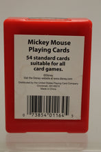 Load image into Gallery viewer, Vintage Mickey Mouse Happy Holidays Miniature Playing Cards - New