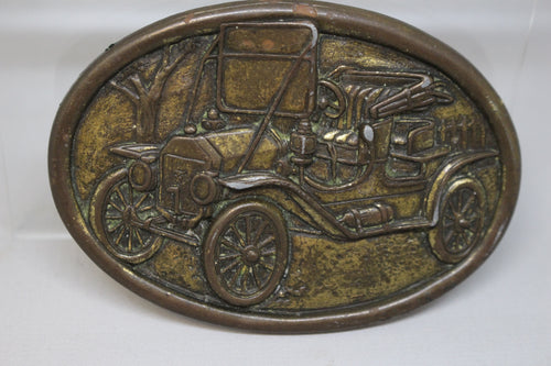Vintage Henry Ford Model T Belt Buckle - Used