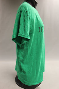 Gildan Ireland Short Sleeve T-Shirt - Green - Large - Used