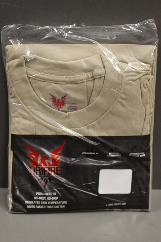 DriFire Tubular Long Sleeve Shirt - Desert Sand - Size: Medium - New