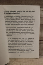 Load image into Gallery viewer, AK U.S. Parts Kit Booklet By First Son Enterprises -Used