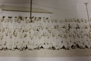 WWII US Army Panoramic Group Photograph Picture - 35" x 10"