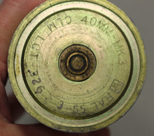 Load image into Gallery viewer, Vintage 1955 40mm MK3 Brass Casing - Radford Army Ammunition Plant