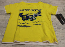 Load image into Gallery viewer, Signature Kids Headquarters Later Gator Yellow Short Sleeve T-Shirt - 24 Months