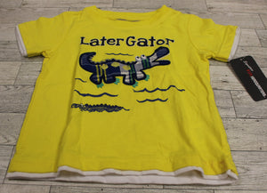 Signature Kids Headquarters Later Gator Yellow Short Sleeve T-Shirt - 24 Months