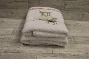 Balsam & Fir Trading Co. Christmas Moose Holiday Hand Towels - Set of 2 - New