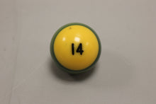 Load image into Gallery viewer, Vintage Number 14 Purple Striped Replacement Pool Ball - Used