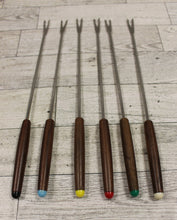 Load image into Gallery viewer, Vintage Fondue Fork Set - Set of 6 - Used
