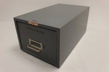 Load image into Gallery viewer, Vintage GWS Metal Contractors Card File Box - Used