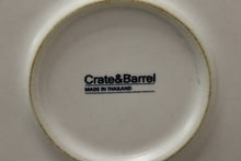 Load image into Gallery viewer, Crate &amp; Barrel CBL175 Salad Plate - Orange &amp; White - Used