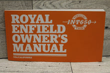 Load image into Gallery viewer, Royal Enfield INT650 Owner's Manual - Used