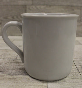 Vintage Restaurant White Coffee Mug - Set of 2 - Used
