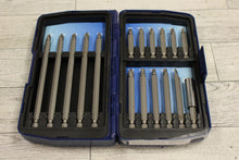Load image into Gallery viewer, Torquesmith 17 Piece Bit Drive Set Extension Screw Philips Flat with Hard Case