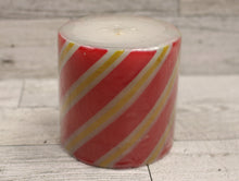 Load image into Gallery viewer, Red White Yellow Pillar Candle - 3 inch - New