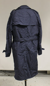 US Navy Blue Man's All Weather Coat with Removable Liner - 42L - Used