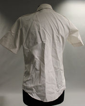Load image into Gallery viewer, US Navy Woman&#39;s White Short Sleeve Tuck In Shirt - Bust 32/Neck 13 - Used