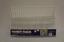Load image into Gallery viewer, Vintage Space Solvers Handy Rack - White - Shelf &amp; Hooks - New