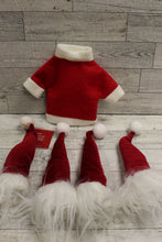 Load image into Gallery viewer, Pottery Barn Santa Beard Wine Toppers - New