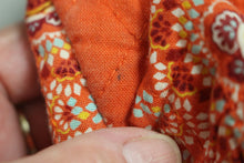 Load image into Gallery viewer, Vera Bradley Orange Boho Floral Medallion Medium Shoulder Bag - Used