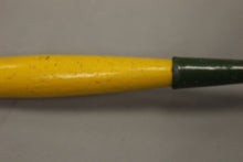 Load image into Gallery viewer, Vintage 3 Tine Garden Tool - Cultivator - Yellow Wood Handle - Used