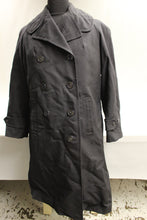 Load image into Gallery viewer, Vintage Military Women&#39;s Trenchcoat/Rain Jacket - 10R - Black - Used