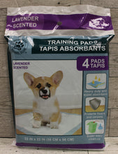 Load image into Gallery viewer, Greenbrier Kennel Club Pet Training Pads - 4 Pack- 22x22 in- Lavender Scent -New