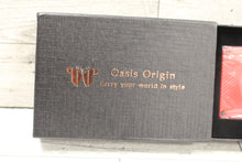 Load image into Gallery viewer, Oasis Origin Airtag Slim Wallet Money Clip - RFID Blocking - Red - New