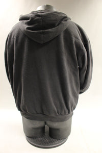 Lake n' Trail Fleece Lined Zip Up Hoodie - Large - Black - Heavy Sweatshirt