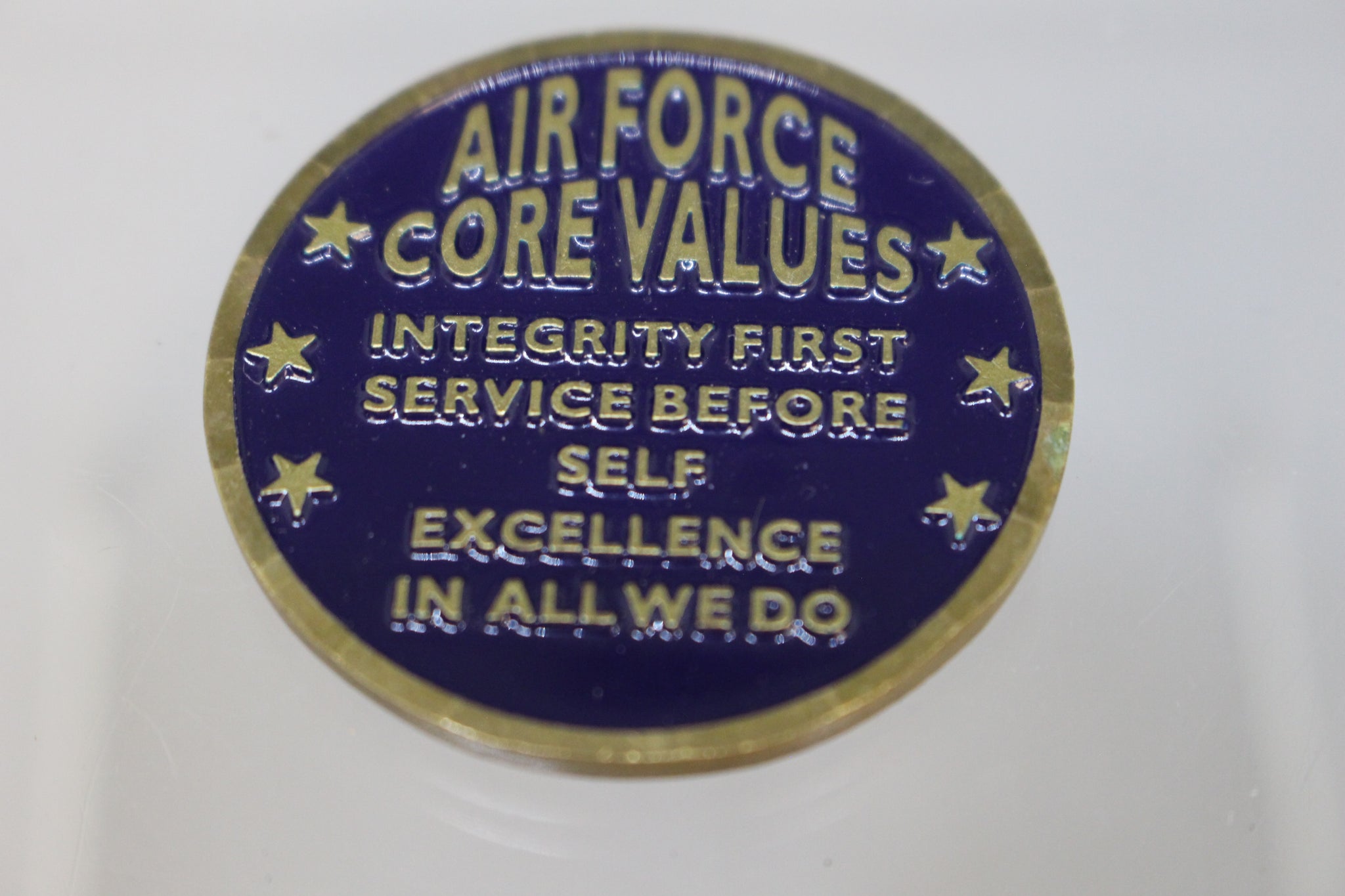 USAF Air Force Core Values Challenge Coin - Used – Military Steals and ...
