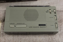 Load image into Gallery viewer, Vintage Enterprex Travel LCD Alarm Clock Radio AM / FM Digital CR-306 -Used