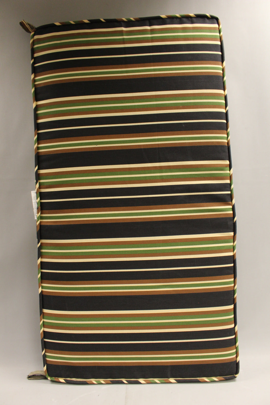 Outdoor Patio Welted Bench Settee Cushion - Striped - 41.5