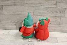 Load image into Gallery viewer, Set of 2 Soft Dreams Nylon Christmas Elf &amp; Moose - Used