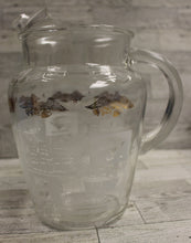 Load image into Gallery viewer, Vintage Anchor Hocking Colonial Days 2 Quart Glass Pitcher - Used